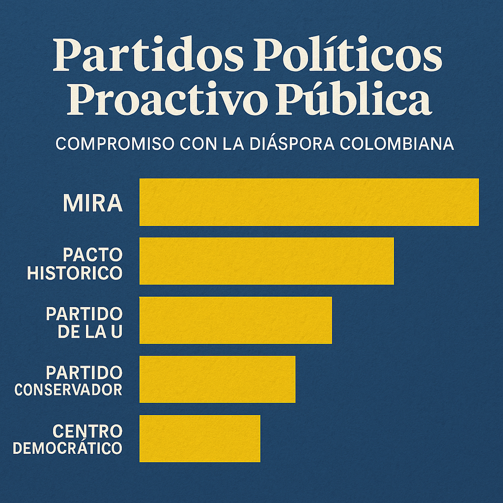 Entre promesas y silencios: la migración colombiana frente a los partidos políticos