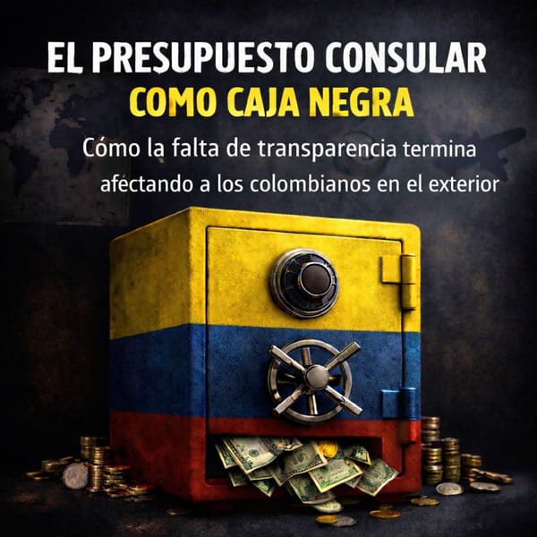 ¿Dónde está el dinero de los consulados? La deuda de transparencia con los colombianos en el exterior