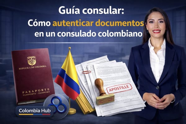 Guía consular- ¿Cómo autenticar documentos en un consulado colombiano?