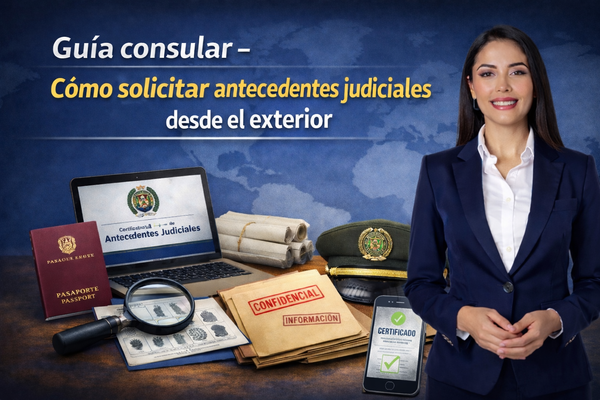 Guía consular- ¿Cómo solicitar antecedentes judiciales desde el exterior?