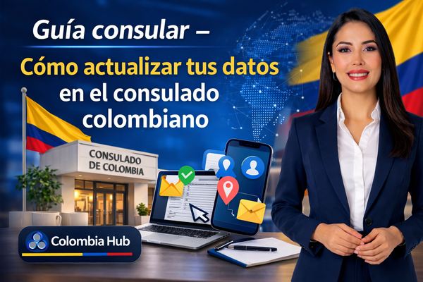 Guía consular- ¿Cómo actualizar tus datos en el consulado colombiano?