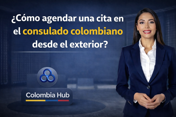 ¿Cómo agendar una cita en el consulado colombiano desde el exterior?