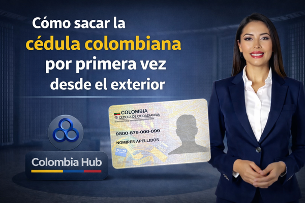 ¿Cómo sacar la cédula colombiana por primera vez desde el exterior?