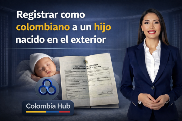 ¿Cómo registrar como colombiano a un hijo nacido en el exterior?