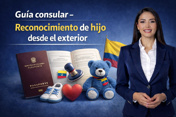 Guía consular- Reconocimiento de hijo desde el exterior