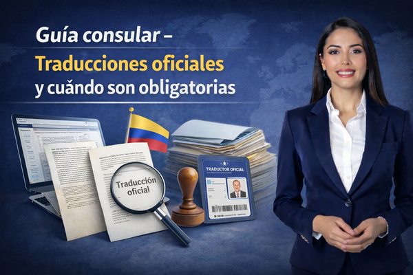 Guía consular- Traducciones oficiales y cuándo son obligatorias