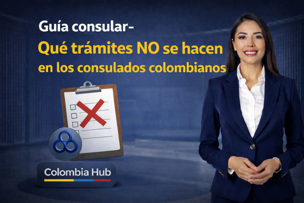 Guía consular- ¿Qué trámites NO se hacen en los consulados colombianos?