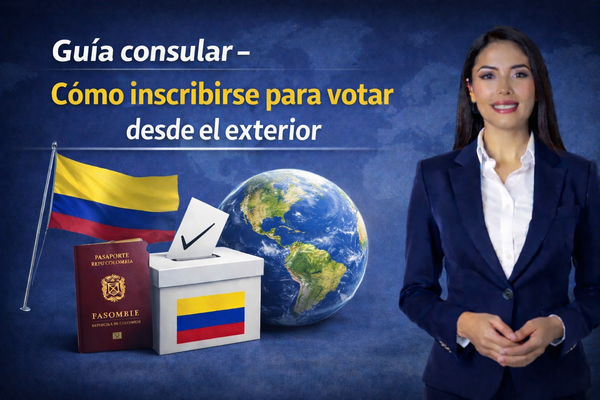 Guía consular- ¿Cómo inscribirse para votar desde el exterior?