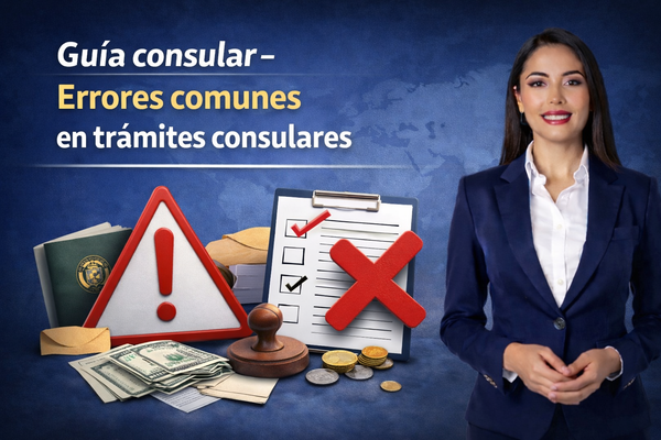 Guía consular- Errores comunes en trámites consulares
