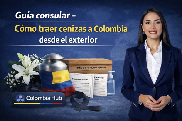 Guía consular- ¿Cómo traer cenizas a Colombia desde el exterior?