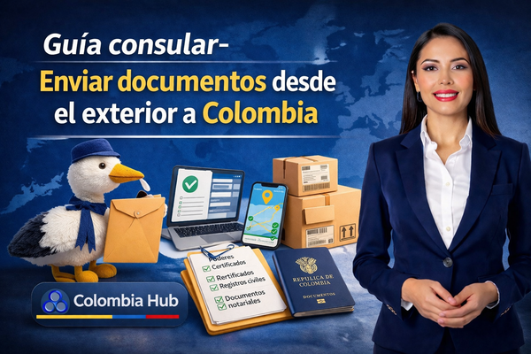 Guía consular- Enviar documentos desde el exterior a Colombia