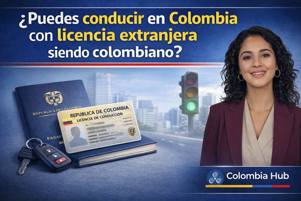 ¿Puedes conducir en Colombia con licencia extranjera siendo colombiano?