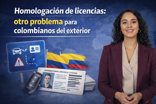 Homologación de licencias: otro problema para colombianos del exterior